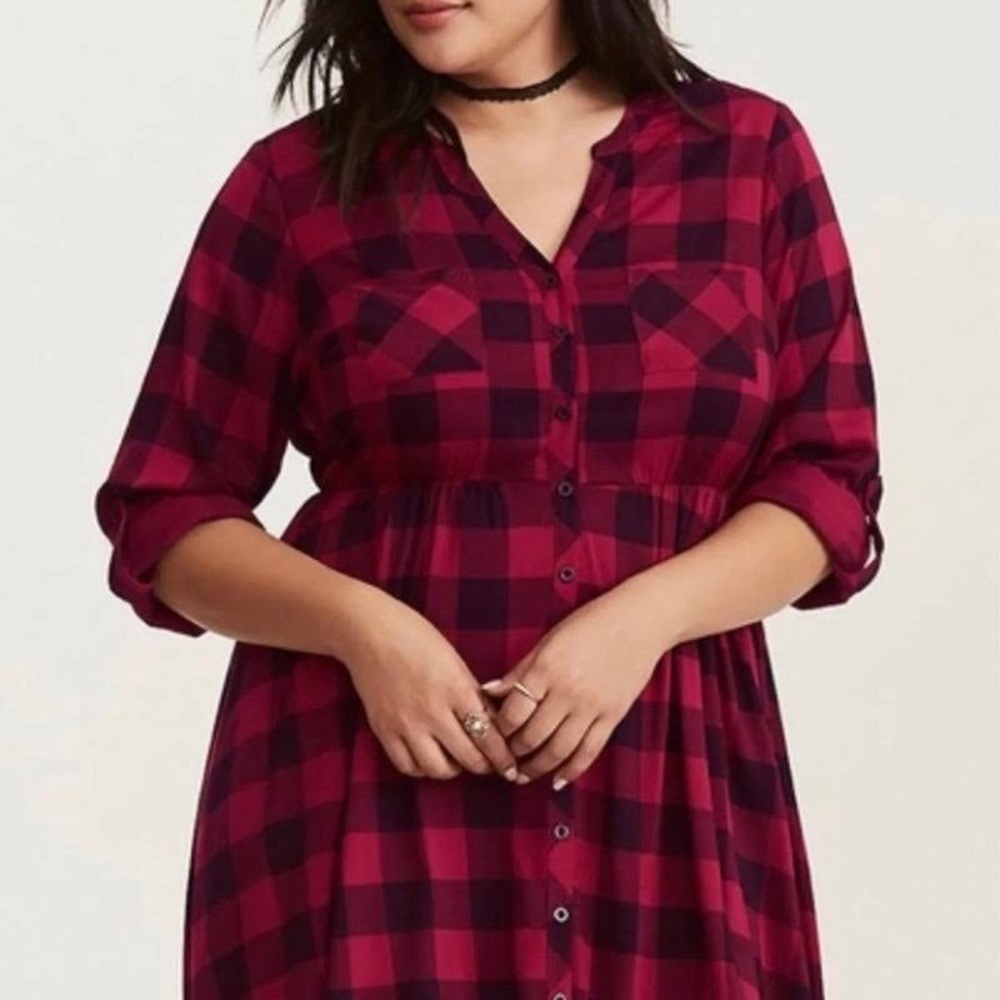 NWOT Torrid Plaid Dress